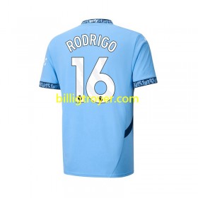 Billige Fotballdrakter Manchester City RODRIGO 16 Hjemmedraktsett 2024/25 Kortermet